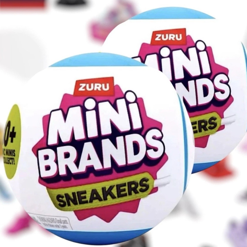 2 x Zuru Mini Brands "Sneakers" - Factory Sealed Ball Ultra Rare Collectible